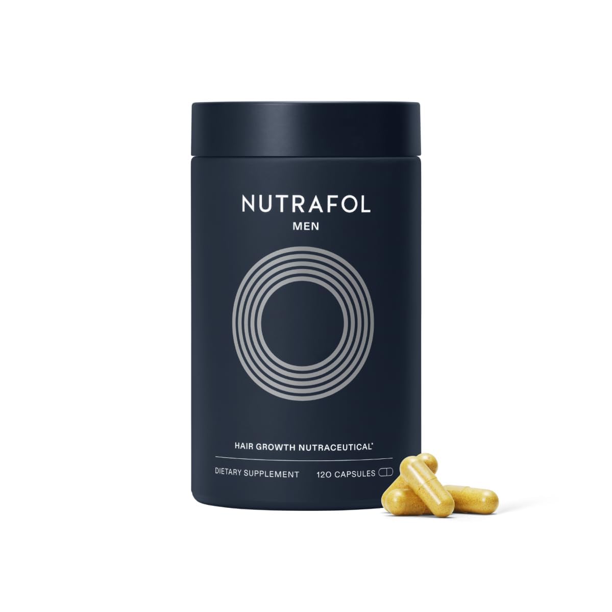Nutrafol Men's Hair Growth Supplements, Clinically Tested for Visibly Thicker Hair and Scalp Coverage, Hair Loss Treatment Dermatologist Recommended - 1 Month Supply 2 Nutrafol men’s hair growth supplements – 1 month supply, dermatologist recommended for visibly thicker hair